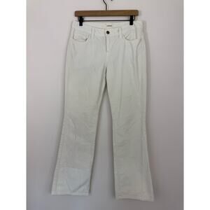 Vintage Express White Corduroy Pants Size 6 Made in Hong Kong